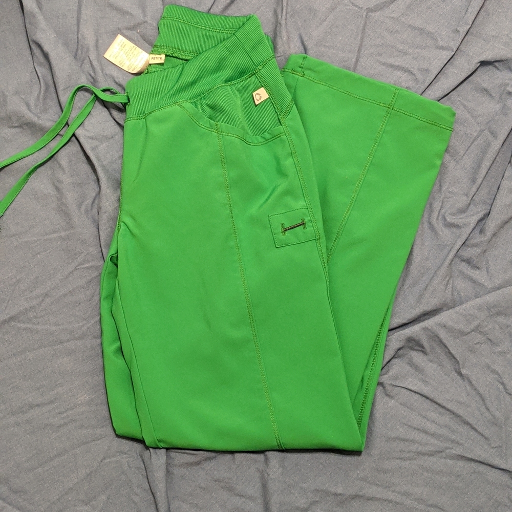 Cherokee Infinity Scrub Pants in bright green